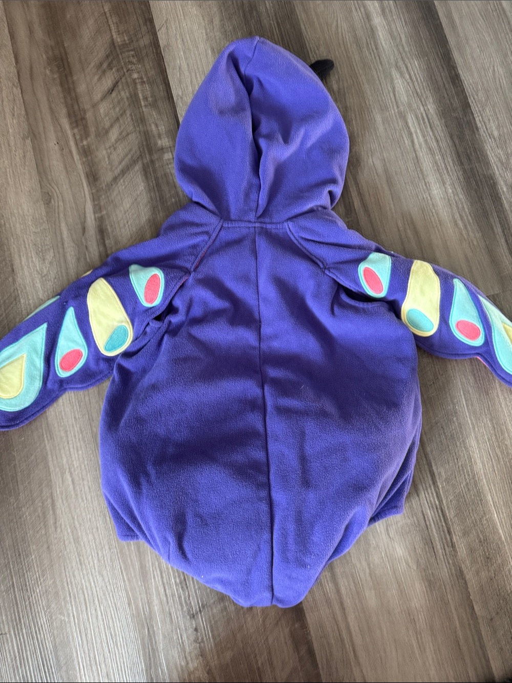 Girls Carters Peacock Costume 18 Months Purple warm zip up girls baby Halloween - Picture 5 of 5
